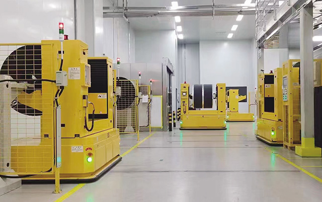 Mobile robot logistics solutions for lithium battery manufacturing